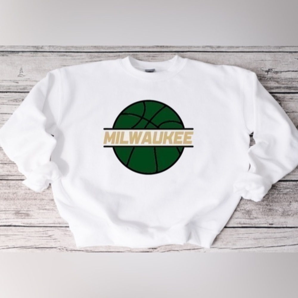 Milwaukee Bucks Basketball Crewneck